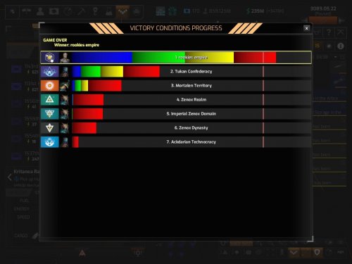 Screenshot of Distant Worlds 2