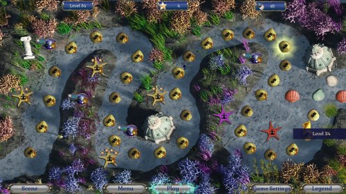 Screenshot of Jewel Match Aquascapes Collector's Edition