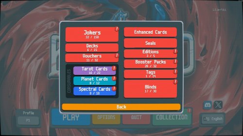 Screenshot of Balatro