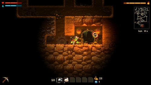 Screenshot of SteamWorld Dig