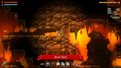 Screenshot of SteamWorld Dig