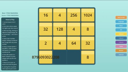 Screenshot of Morphing Blocks