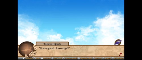 Screenshot of Bakumatsu Renka SHINSENGUMI