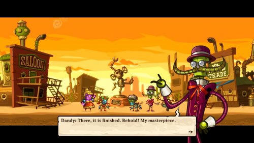 Screenshot of SteamWorld Dig